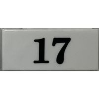 光 サインプレート 17 UP370A-17 1枚 360-2806（直送品）