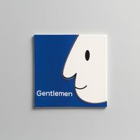 光 サインプレート Gentlemen SCP-9 1個 359-8048（直送品）