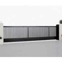 四国化成建材 ポーターラインA1型電動式 アルミ 縦格子 片引き ノンレール NPLA1