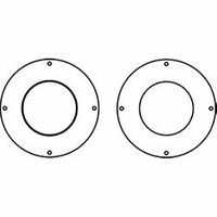 山洋電気 ファンモータ|SanAce 遠心ファン・防水遠心ファン用インレットノズル 109ー1134H 1セット(2個)（直送品）