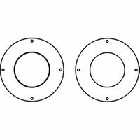 山洋電気 ファンモータ|SanAce 遠心ファン・防水遠心ファン用インレットノズル 109ー1135 1セット(2個)（直送品）