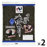 ニコニコのり すしはね 焼のり 二番 板のり10枚 1セット（1個×2）