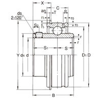 NTN E スフェリカル 内輪径×外輪径:55×100mm 22211EAD1 1個 214-1922（直送品） - アスクル