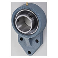 旭精工 鋳鉄製インサート軸受ユニット UCFK206 1セット(5個入)（直送品）