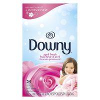 ダウニー（Downy） シート 乾燥機用 柔軟剤 エイプリルフレッシュ 静電気を防ぎ驚きの柔らか仕上げ 34枚入 1個 P＆G