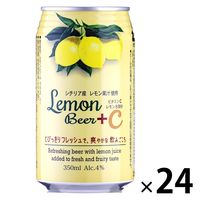クラフトビール ビール フルーツビール 日本ビール レモンビール+C 350ml 缶 1箱 （24本）