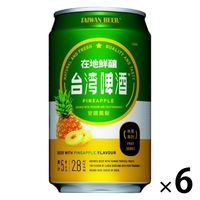 フルーツビール 台湾ビール パイナップルビール 330ml 缶 6本