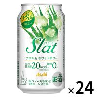 チューハイ 酎ハイ アサヒ Slat（すらっと）アロエ＆ホワイトサワー 350ml 缶 1箱（24本）