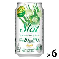 チューハイ 酎ハイ アサヒ Slat（すらっと）アロエ＆ホワイトサワー 350ml 缶 6本