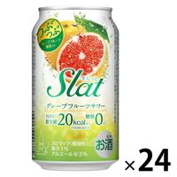 チューハイ 酎ハイ アサヒ Slat（すらっと）グレープフルーツサワー 350ml 缶 1箱（24本）