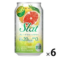 チューハイ 酎ハイ アサヒ Slat（すらっと）グレープフルーツサワー 350ml 缶 6本