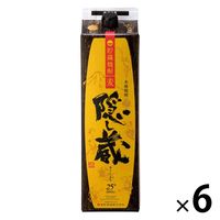 隠し蔵　２５度１．８Ｌパック　濱田酒造  焼酎　6本