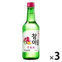 眞露 チャミスル すもも 13度 360ml 1セット（3本） 真露　ジンロ