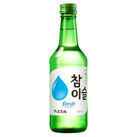 眞露（ジンロ） チャミスル フレッシュ fresh 17.2°360ml 5本