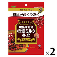 味覚糖 機能性表示食品 特濃ミルク8.2 あずきミルク 1セット（2袋入）