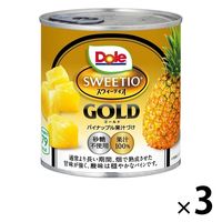 ドール スウィーティオゴールド 425g パイナップル 砂糖不使用 果汁100％ 1セット（3個）缶詰