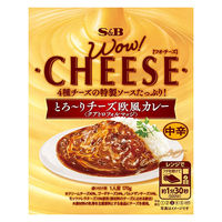 エスビー食品 とろ～りチーズ欧風カレー 中辛 1個 レンジ対応 レトルト WOW！CHEESE（ワオ・チーズ）