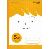 ショウワノート ジャポニカフレンド 5mm方眼(+字リーダー入り) 橙 B5サイズ MFSー5M 116030510 1冊