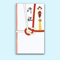 菅公工業 金封 赤白 御祝 キ5571 1枚