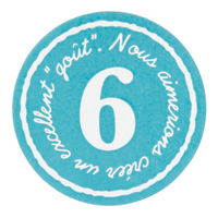 ヘッズ NEWブラウンフレンチシール-6枚 NBF-4S 1パック(200枚)