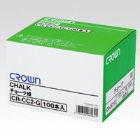 クラウングループ チョーク100本入 緑 CR-CC2-G 1箱