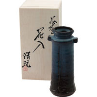 萩陶苑 萩焼 青萩 耳付花生 清玩作 23-8530-680 1箱（直送品）