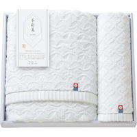 プレーリードッグ 【2箱セット】千彩美 バス・ウォッシュタオルセット 24-2831-045 1セット(2箱入)（直送品）