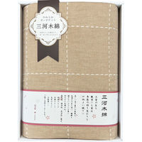 ギフト包装】 中瀬織布 四重織ガーゼハーフケット 21-2857-020 1