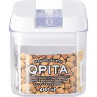 不二貿易 スタッキングロックキャニスター キュピタ 400ml(37752) 47750 1個