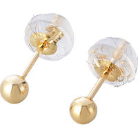 18金丸玉ピアス　8㎜　ジュエリーツツミ 18金丸玉ピアス8㎜ジュエリーツツミ