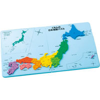 くもん出版 くもんの日本地図パズル 24-0312-066 1箱（直送品）
