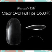 Bonnail Bonnail×tati クリアオーバルフルチップ O500