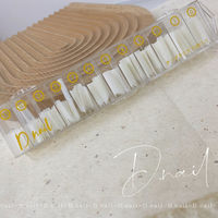 D.nail スタンダードチップ ナチュラル MIX(#0ー11) 120P 121286 1点（直送品）