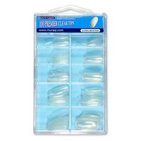 BEAUTY NAILER プレミアチップ PTー15 ロングラウンド クリア 100P 66130 1点（直送品）