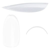 SHAREYDVA サンプル用チップN クリア (ラウンド) #8 50P 113718 1点（直送品）