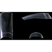 BEAUTY NAILER 100プレミアチップス ソリッドスクエア クリア 100P PTー11N 37933 1点（直送品）