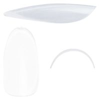 SHAREYDVA サンプル用チップN クリア (ラウンド) #5 50P 113716 1点（直送品）