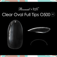 Bonnail Bonnail×tati クリアオーバルフルチップ O500 #02 12934 1点（直送品）