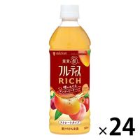 ミツカン フルーティス RICH マンゴーピーチ ストレート 500ml 1箱（24本入）