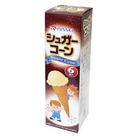 NISSEI シュガーコーン 6個入 1箱 日世 アイスクリーム ソフトクリーム ジェラート