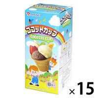 NISSEI ココットカップ 8個入 1セット（1箱×15）日世 コーン アイスクリーム ソフトクリーム ジェラート