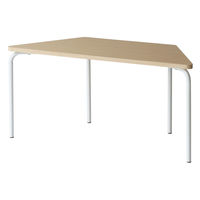 ICHIBA 子供用 スタッキング台形テーブル H580 プレト ナチュラル PLT-3722NA 1台（直送品）