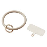 スマホストラップ 手首 ハンド シリコンハンド(丸型) 落下防止 &me ベージュ P-STHSI2BE エレコム 1個