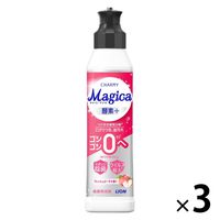 チャーミー マジカ 食器用洗剤 酵素+ フレッシュピーチ 本体 220mL 1セット（1個×3） ライオン 酵素プラス