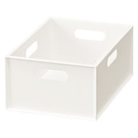 JEJアステージ カロキューブ縦型ハーフ ホワイト 収納ボックス 1セット（1個×5）