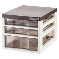 JEJアステージ デスクキャビネット浅2深1段 ブラウンアイボリー 1セット(1個×5)