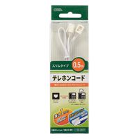 オーム電機 2&4 0.5M MーM スリム 05-2631 1セット(5個)（直送品）