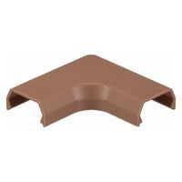 オーム電機 モール用曲がり2号 茶 2個入 09-2669 1セット(20個)