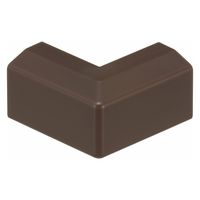 オーム電機 モール用出ズミ1号 チョコ 2個入 09-2665 1セット(20個:2個×10パック)