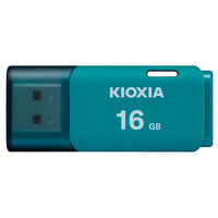 キオクシア USBフラッシュメモリ USB2.0 16GB ライトブルー U202 11-1089 1セット(2個)（直送品）